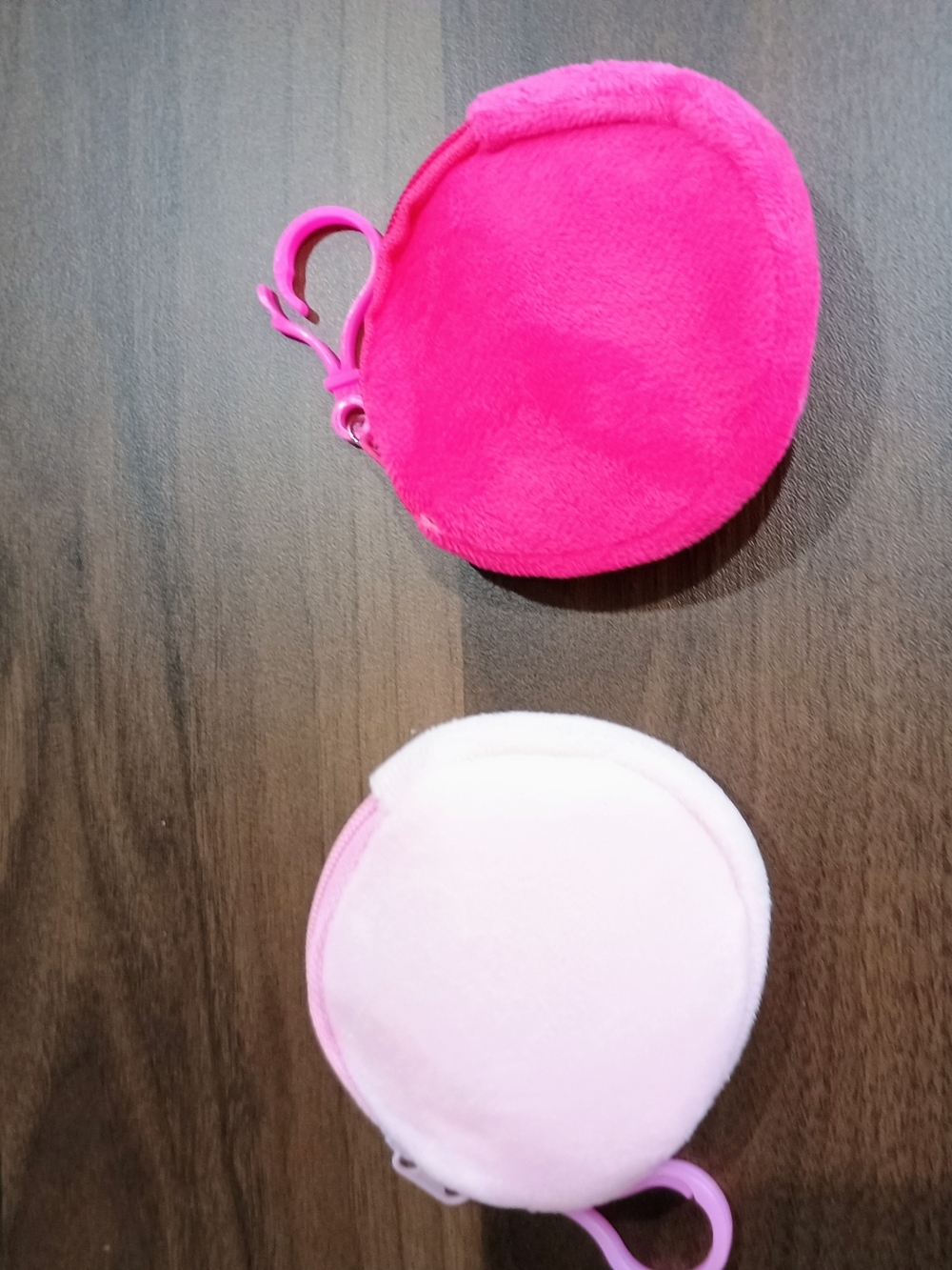 Plush Character Coin Pouches — Pink & Light Pink - Picture 4 of 8